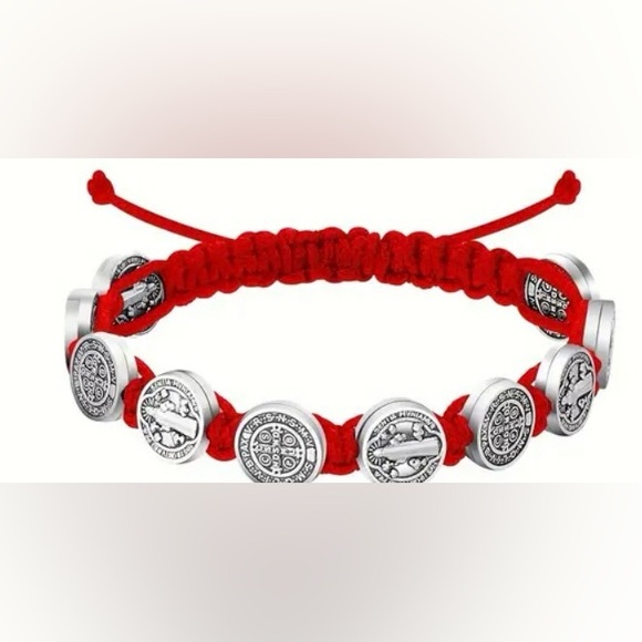 Beautiful Set 2Pc Set unisex bracelets San Benito, protection, blessing handmade - Picture 15 of 17
